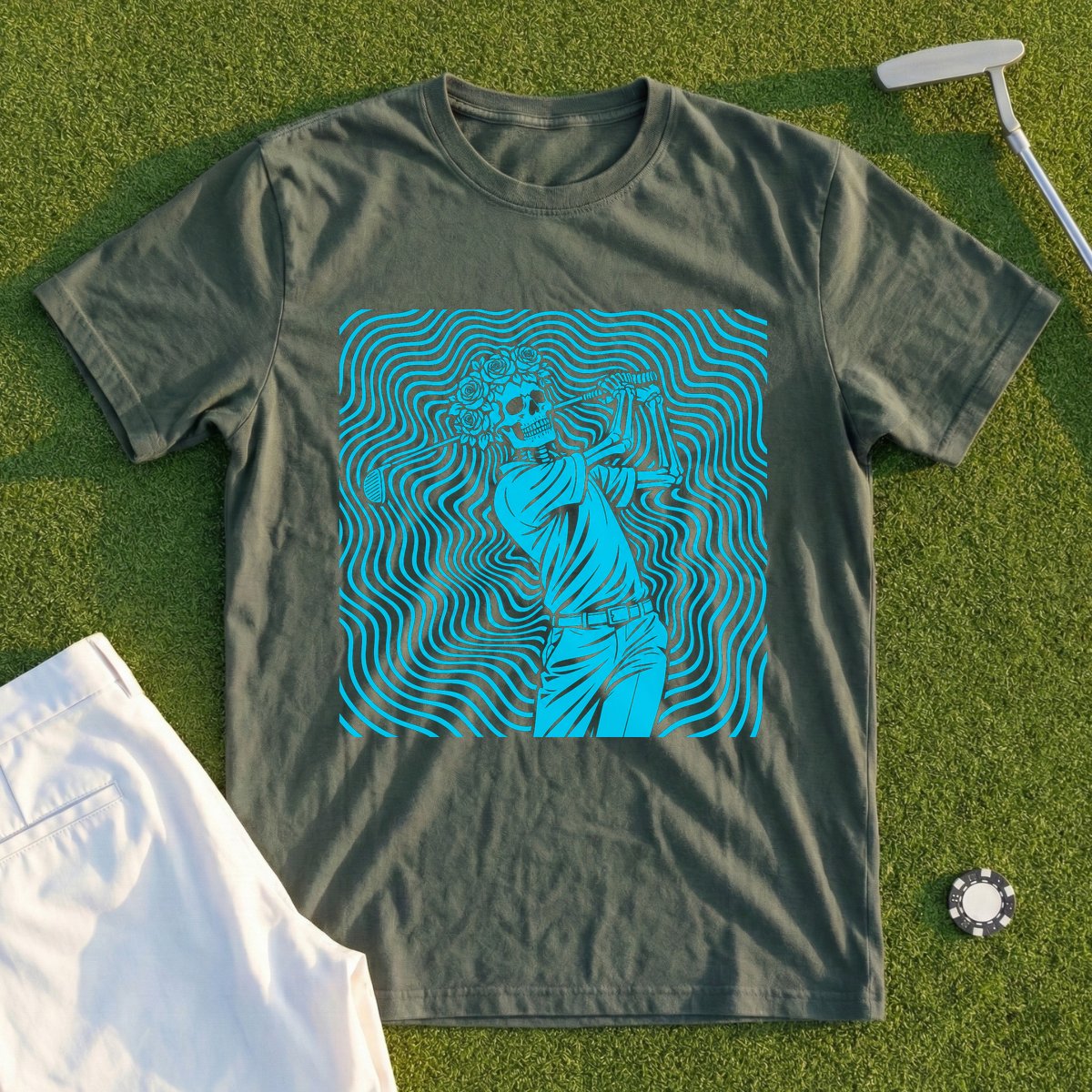 Skeleton Swing Hypnotic Tee