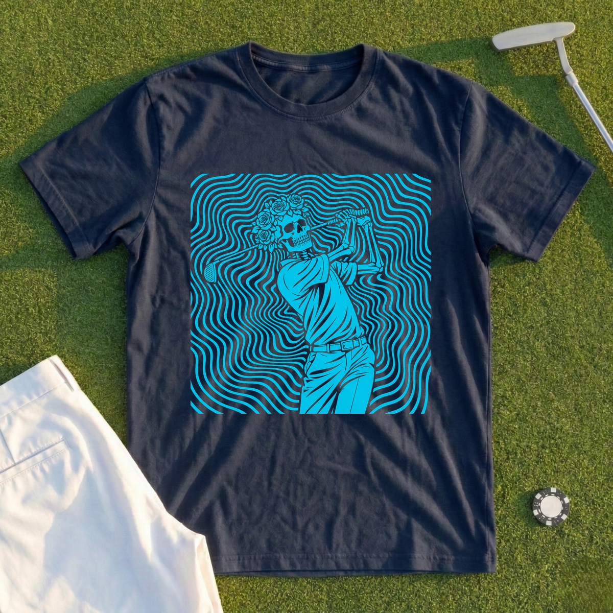 Skeleton Swing Hypnotic Tee