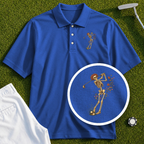 Rose Skeleton Swing Performance Polo - Shanked Right