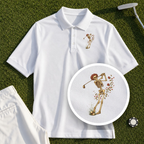 Rose Skeleton Swing Performance Polo - Shanked Right