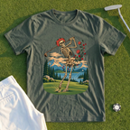 Rose Skeleton Travel Poster Tee