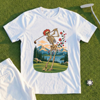 Rose Skeleton Travel Poster Tee