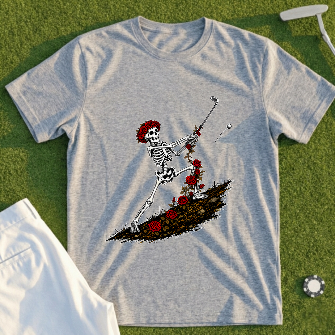 Rose Skeleton Uphill Lie Recovery Tee