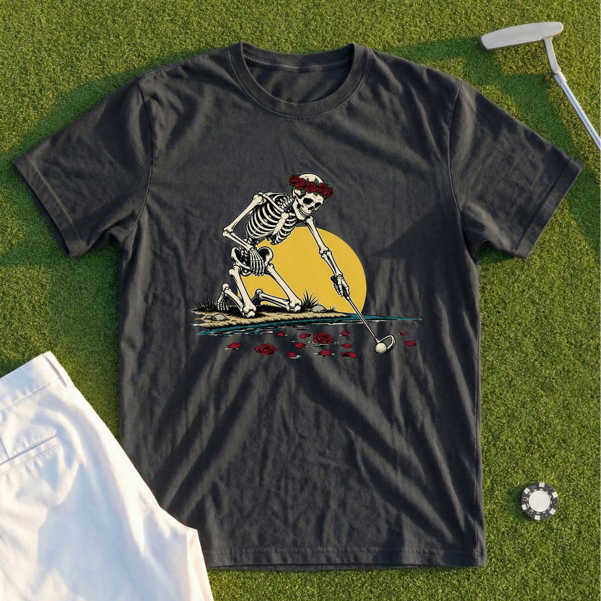 Rose Skeleton Water Hazard Tee