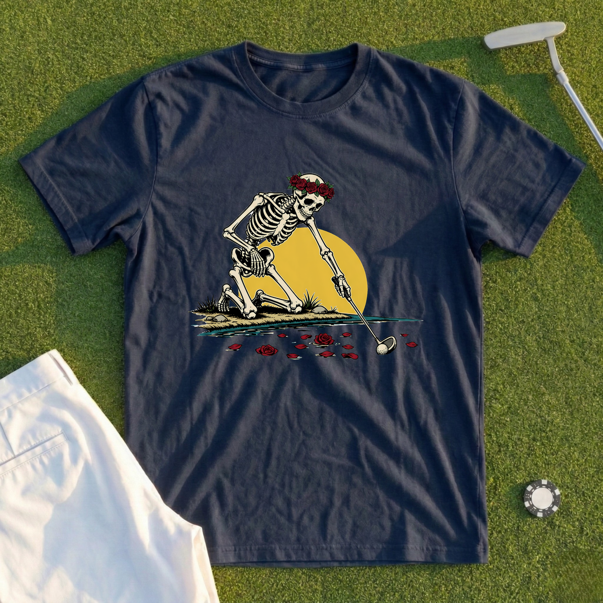 Rose Skeleton Water Hazard Tee