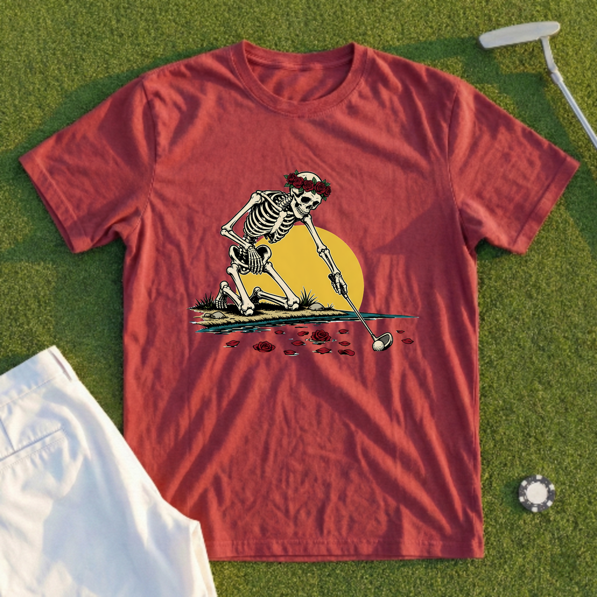 Rose Skeleton Water Hazard Tee