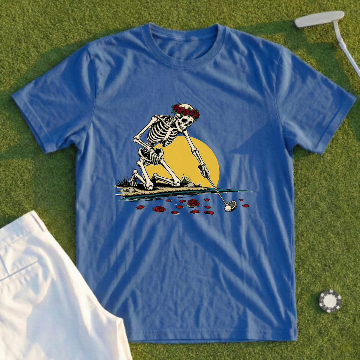 Rose Skeleton Water Hazard Tee
