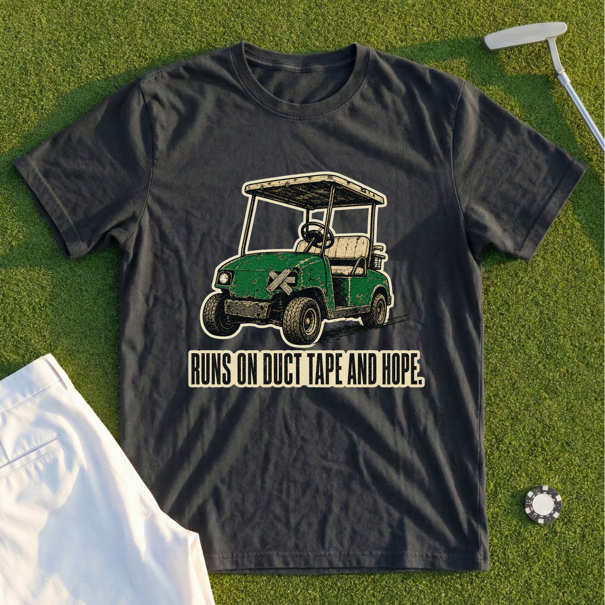 Runs On Duct Tape And Hope Tee