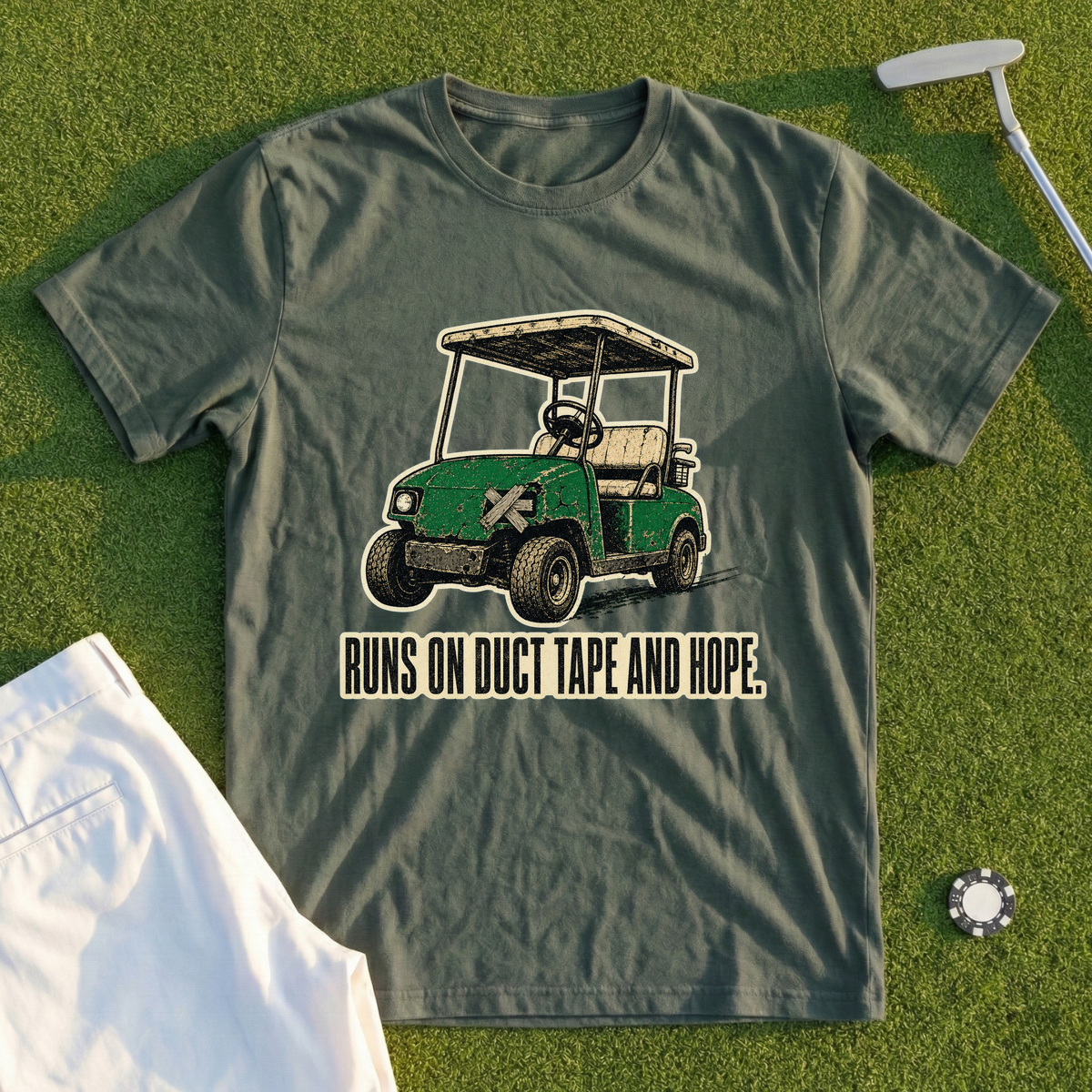 Runs On Duct Tape And Hope Tee
