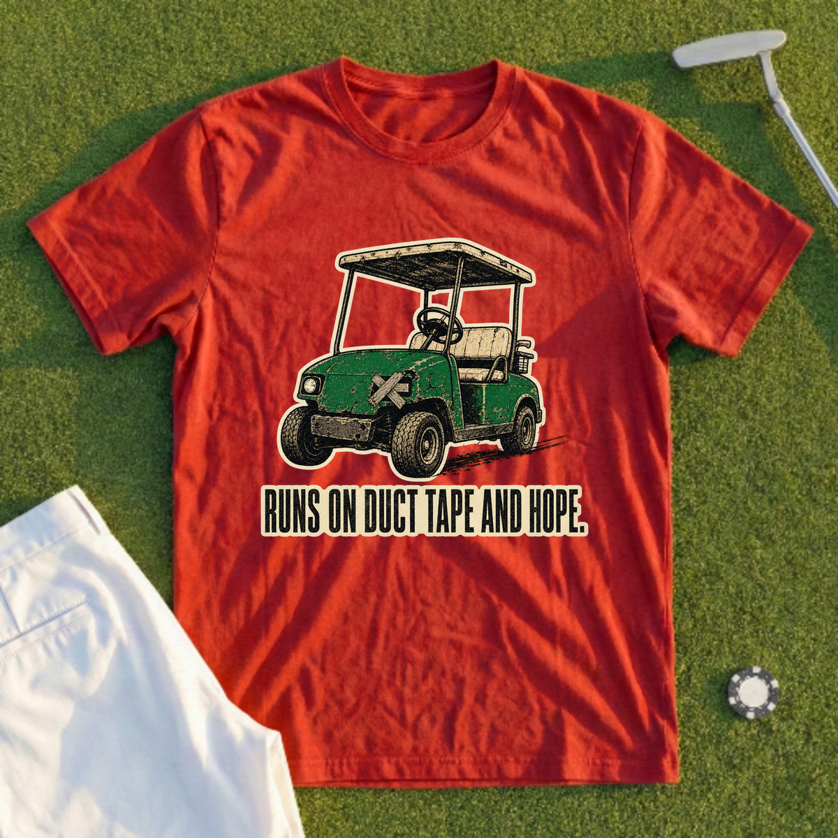 Runs On Duct Tape And Hope Tee