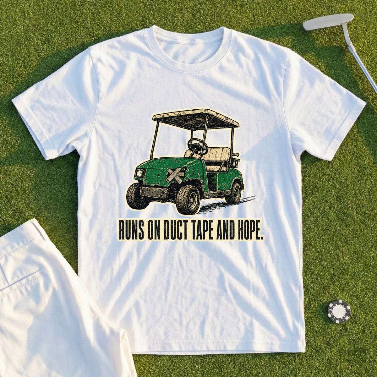 Runs On Duct Tape And Hope Tee