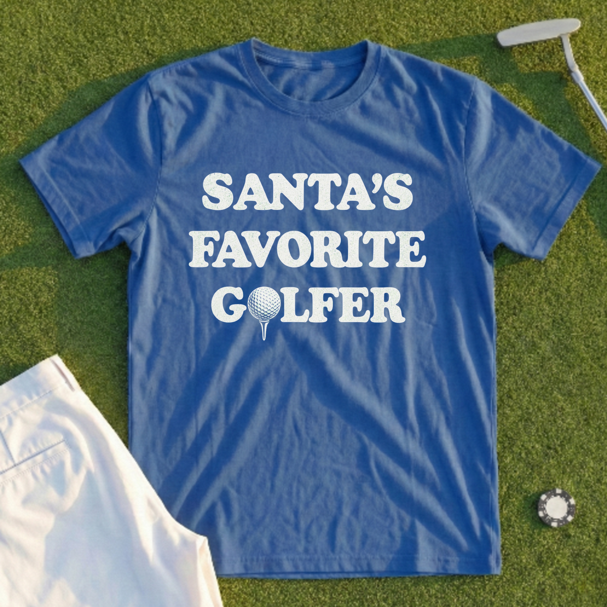 Santa's Favorite Golfer Tee