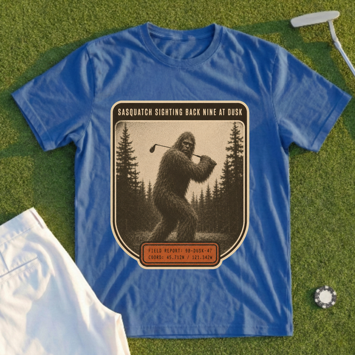 Sasquatch Sighting Back Nine Tee