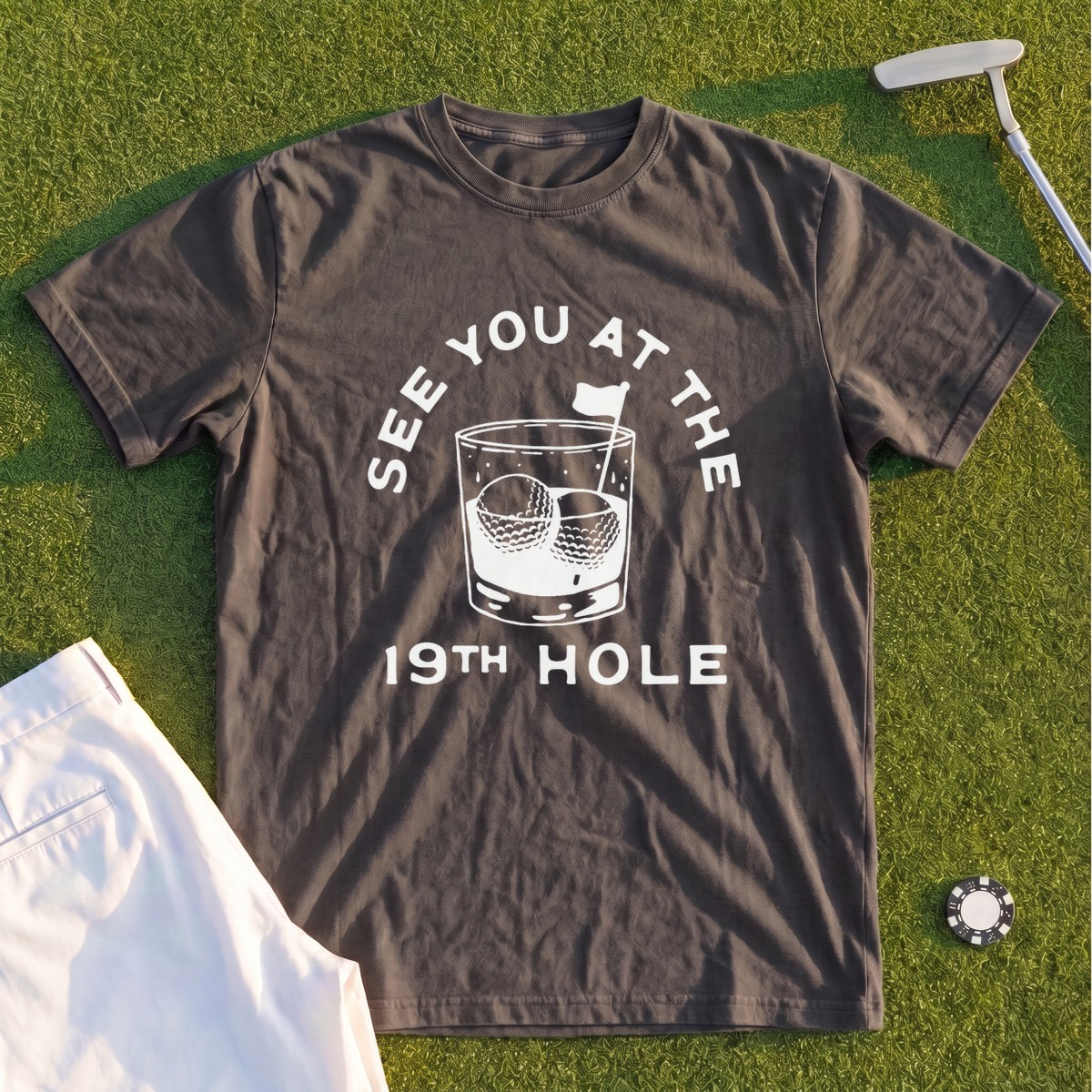 See You At The 19th Hole Premium Tee