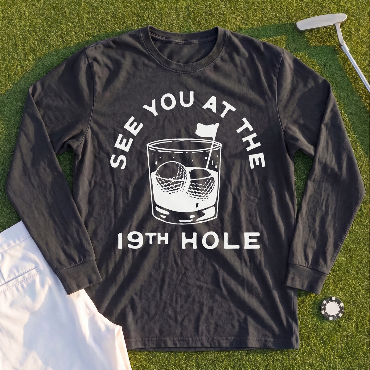 See You At The 19th Hole Long Sleeve Tee