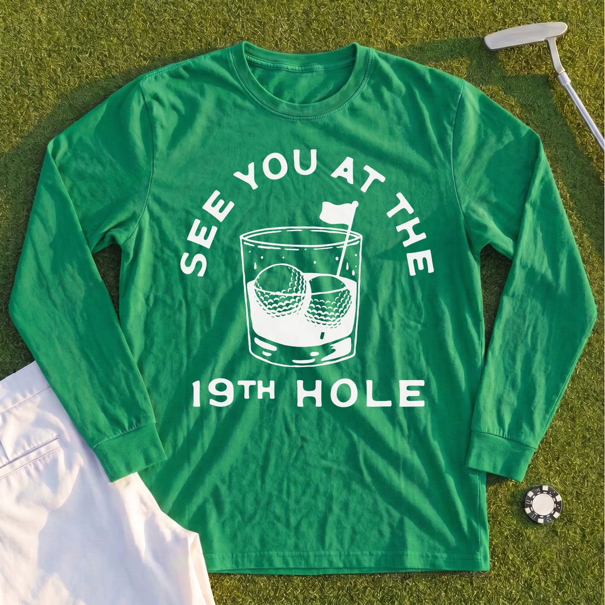 See You At The 19th Hole Long Sleeve Tee