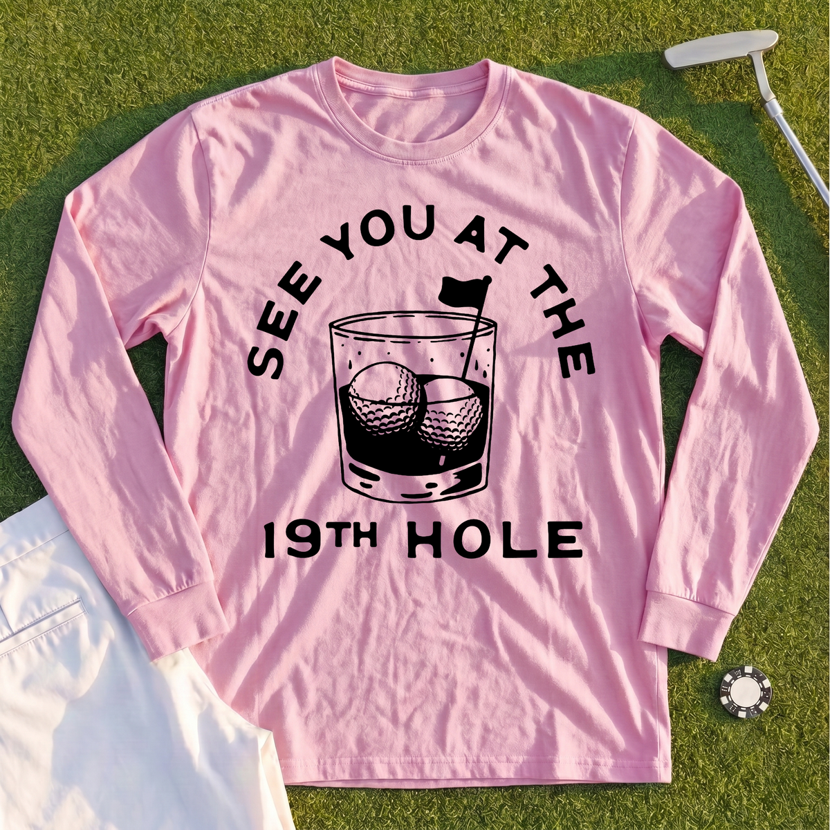 See You At The 19th Hole Long Sleeve Tee