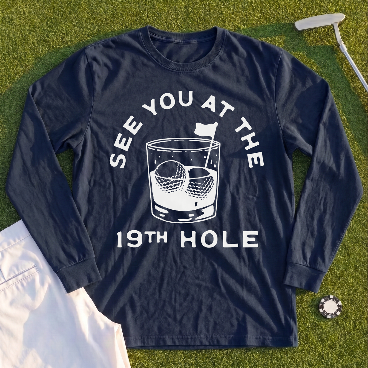 See You At The 19th Hole Long Sleeve Tee