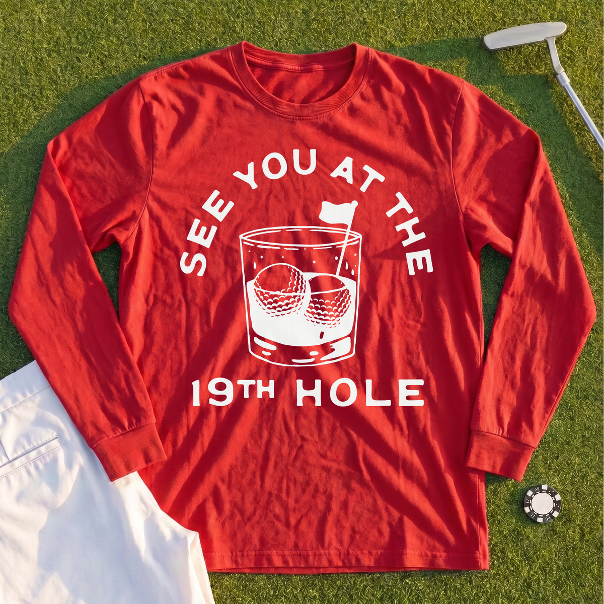 See You At The 19th Hole Long Sleeve Tee