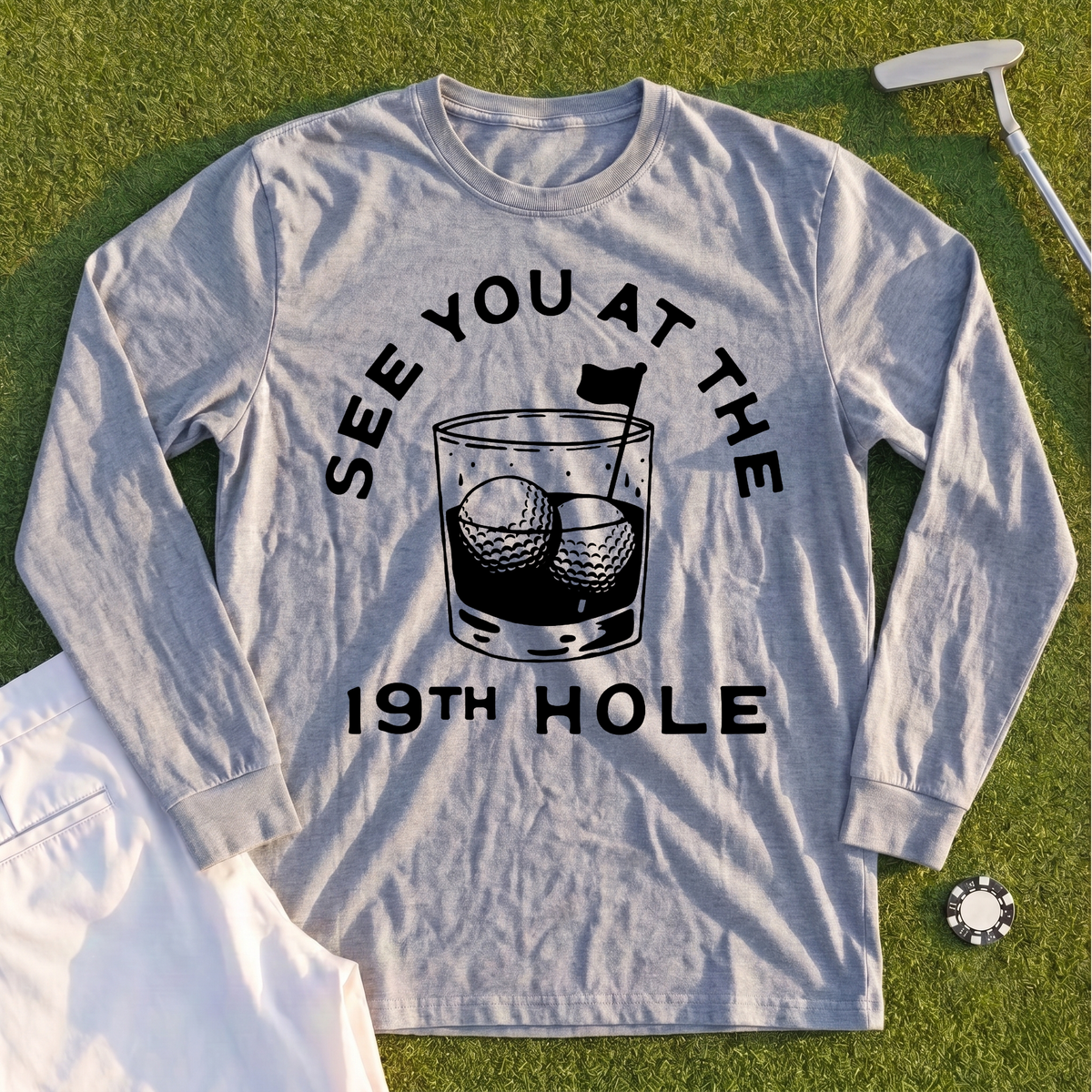 See You At The 19th Hole Long Sleeve Tee