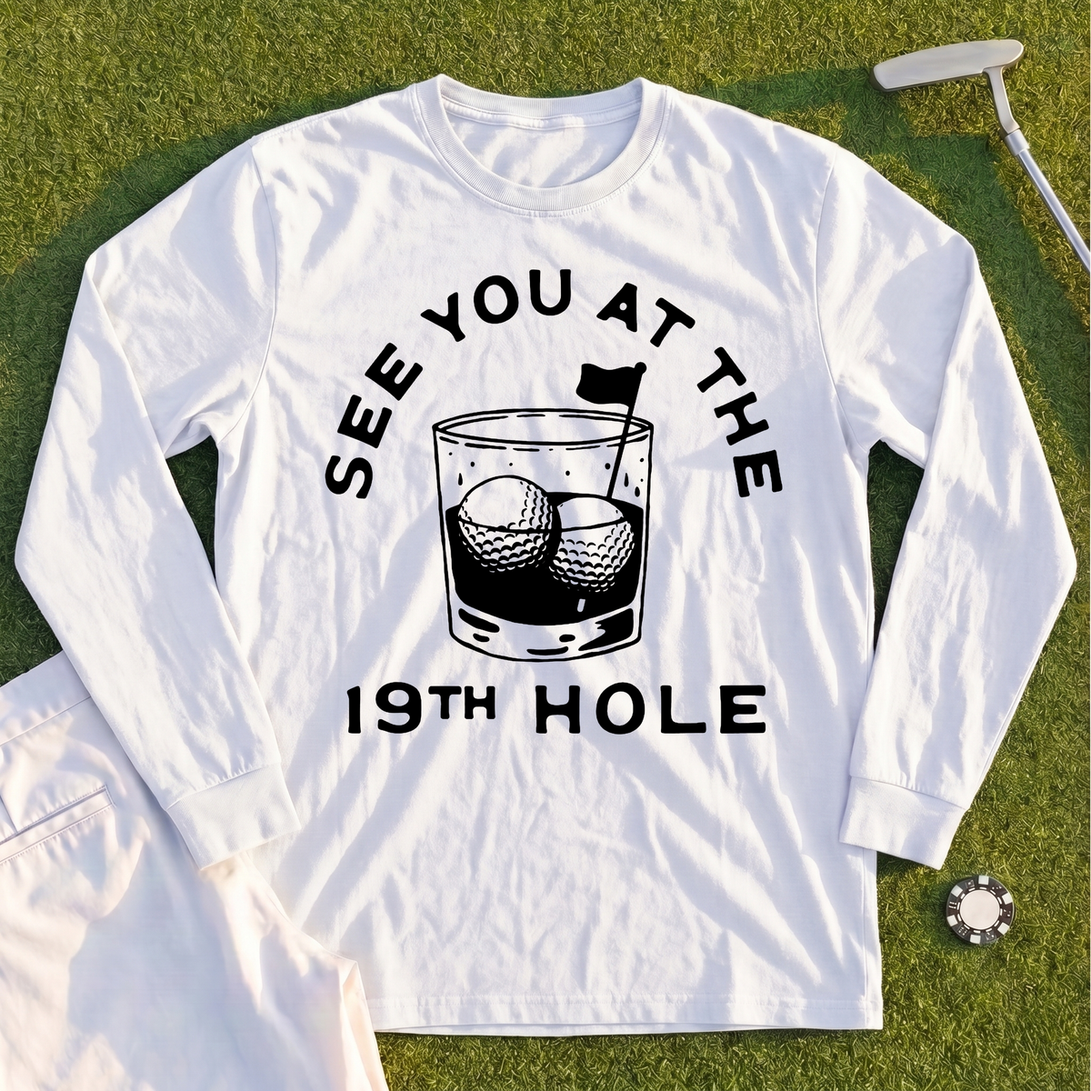 See You At The 19th Hole Long Sleeve Tee