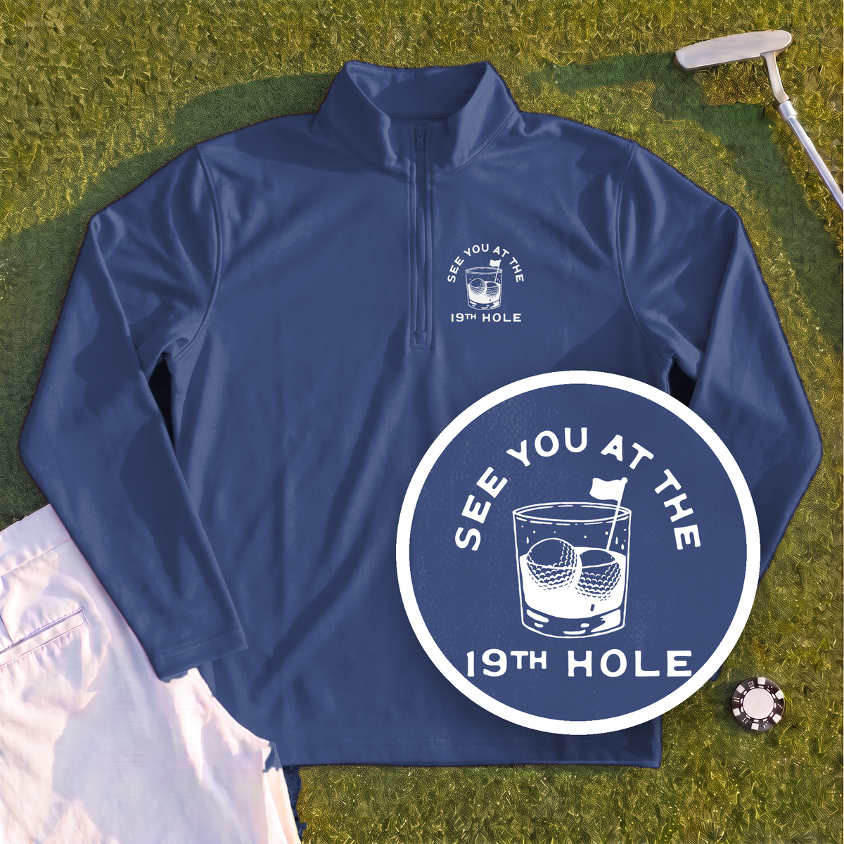 See You At The 19th Hole Quarter Zip