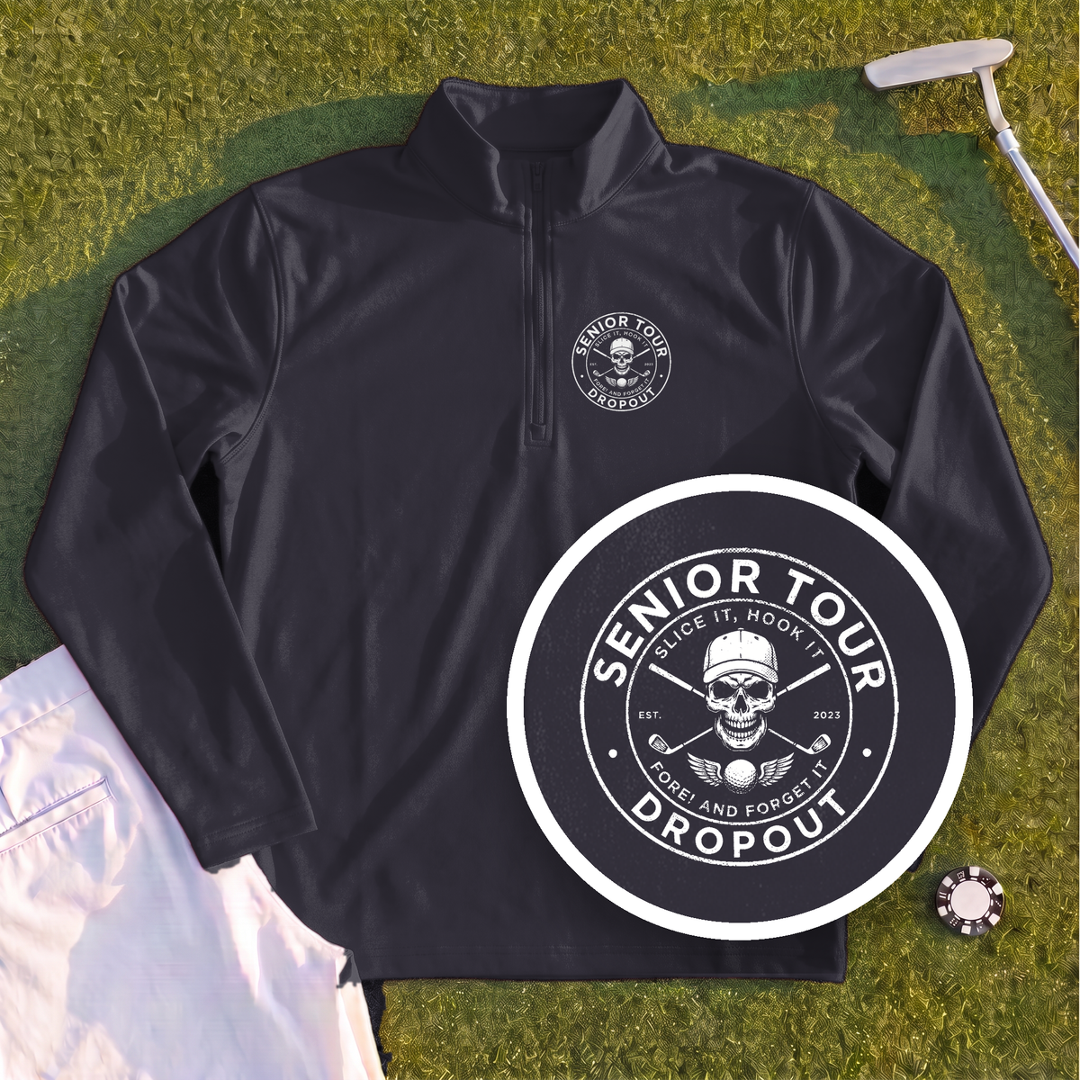 Senior Tour Dropout Quarter Zip