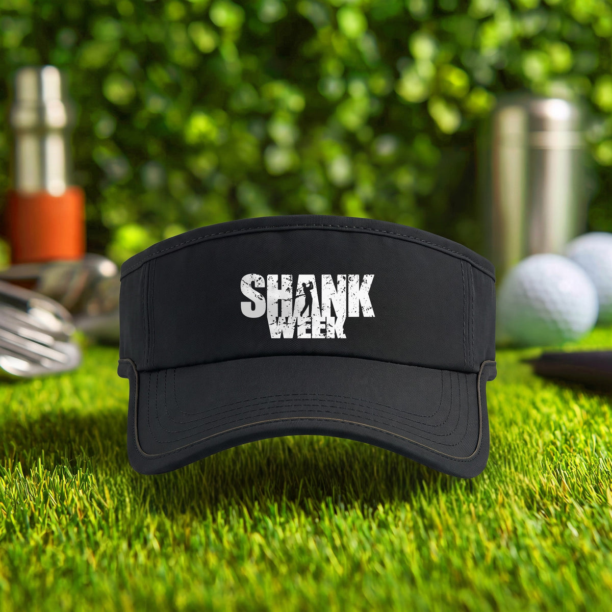 Shank Week Visor in Black