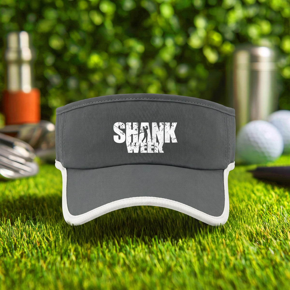 Shank Week Visor in Dark Grey