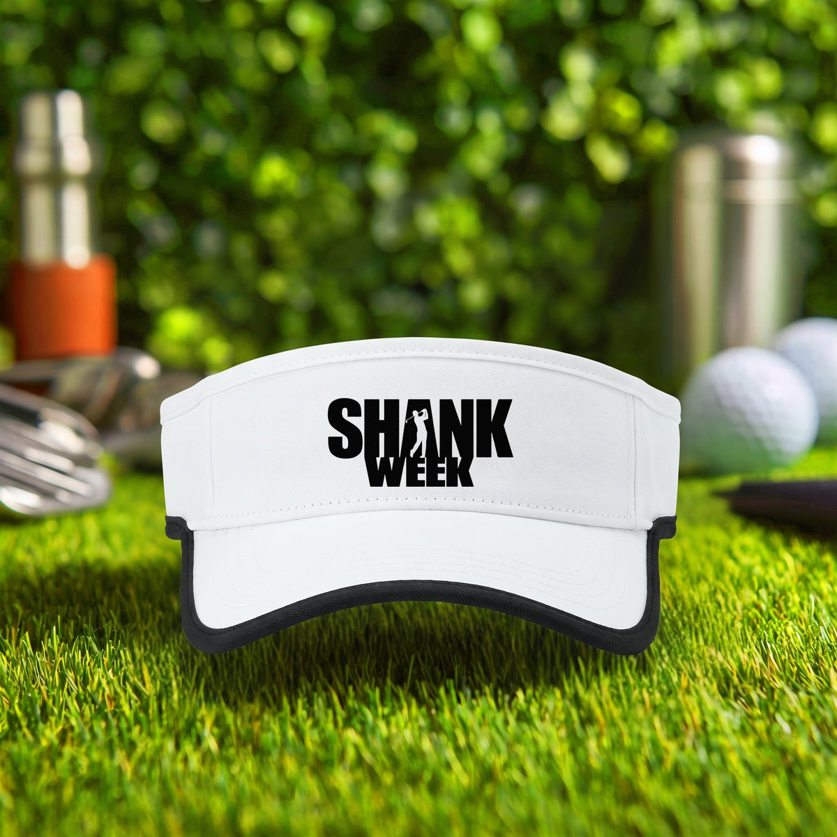 Shank Week Visor in White