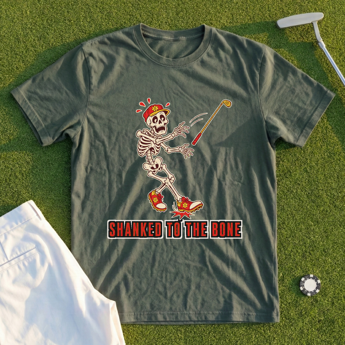 Shanked To The Bone Tee
