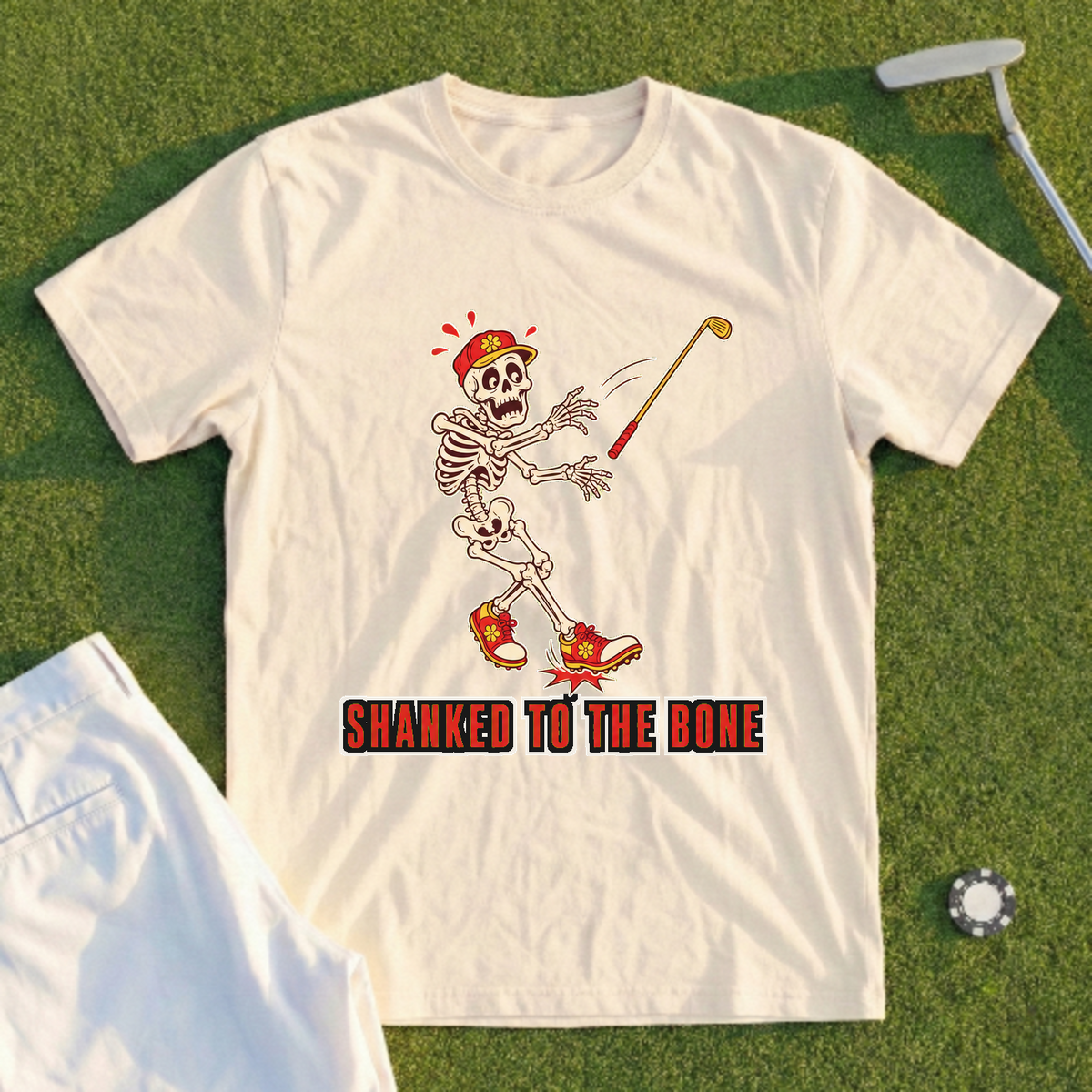 Shanked To The Bone Tee