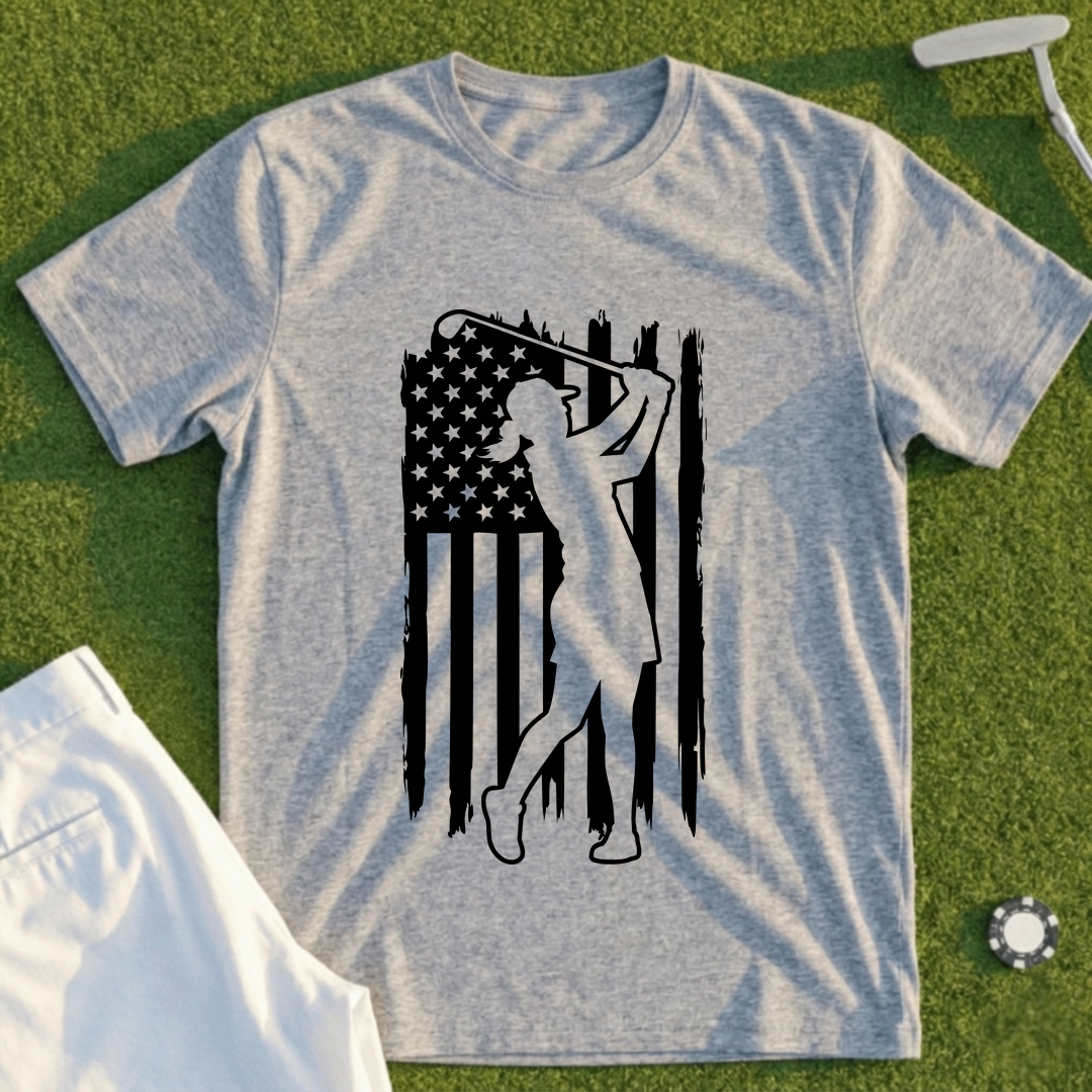 She Plays for the Flag Tee