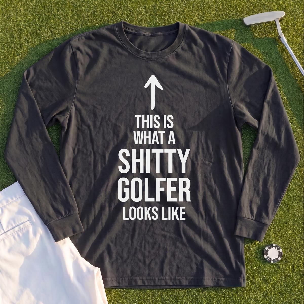 Shitty Golfer Long Sleeve Tee