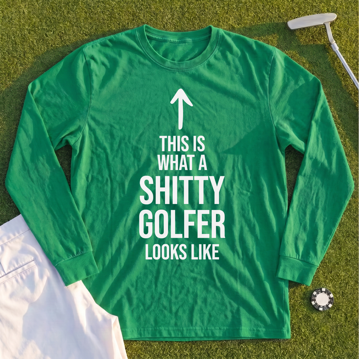 Shitty Golfer Long Sleeve Tee