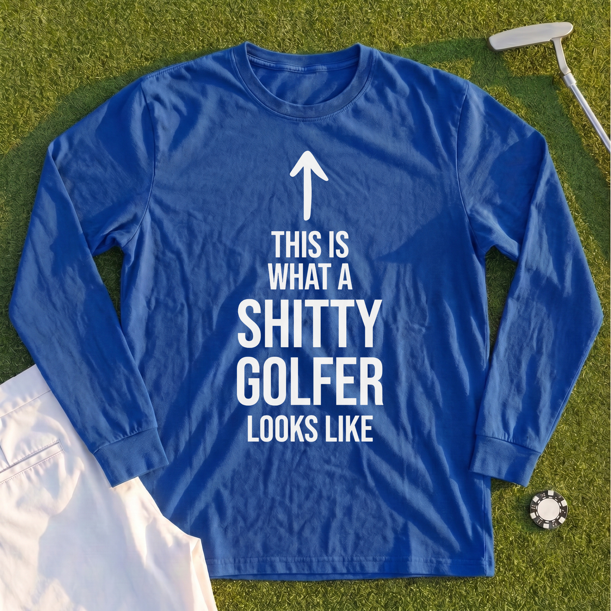 Shitty Golfer Long Sleeve Tee