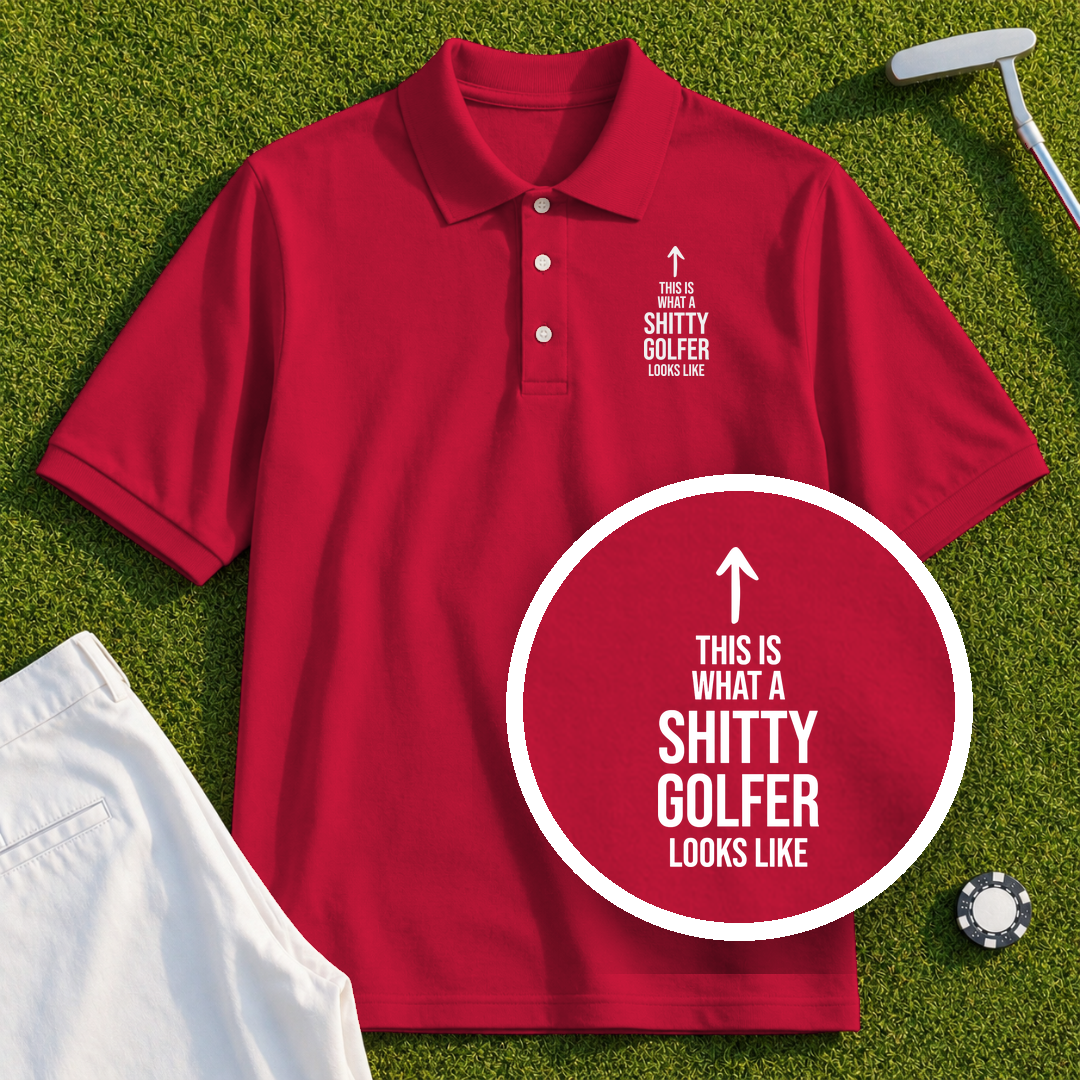 Shitty Golfer Performance Polo