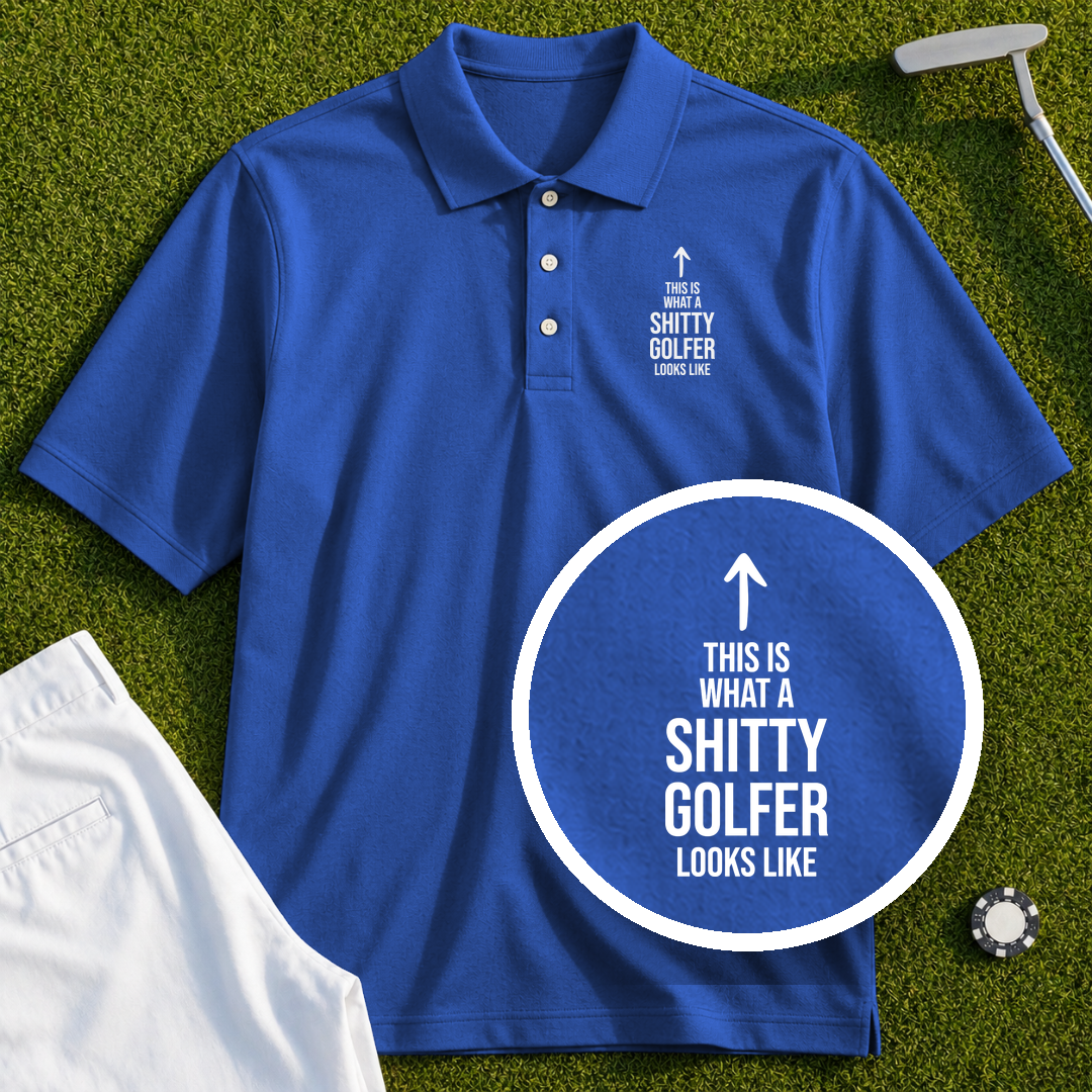 Shitty Golfer Performance Polo