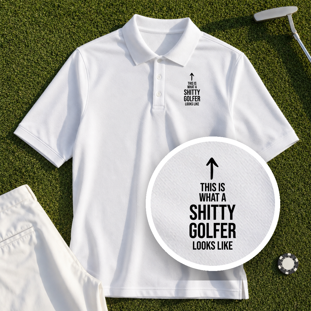 Shitty Golfer Performance Polo
