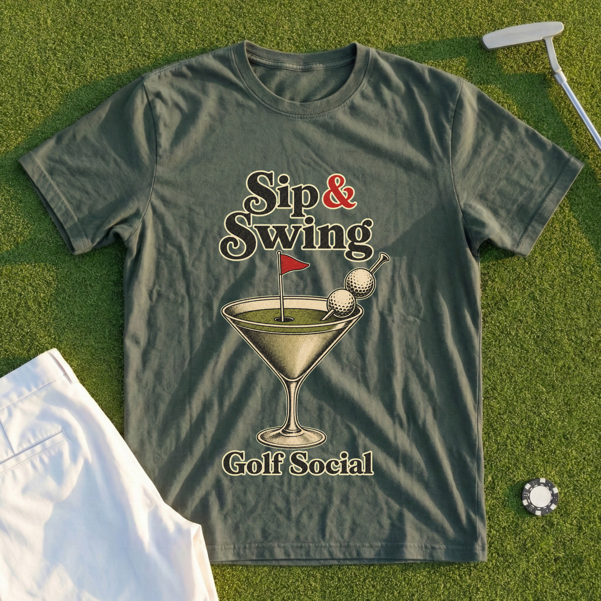 Sip And Swing Tee