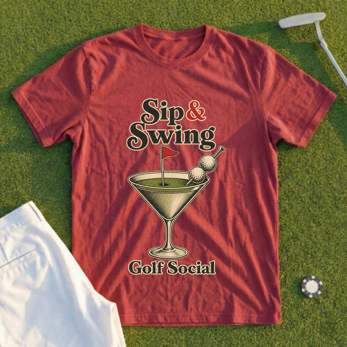Sip And Swing Tee