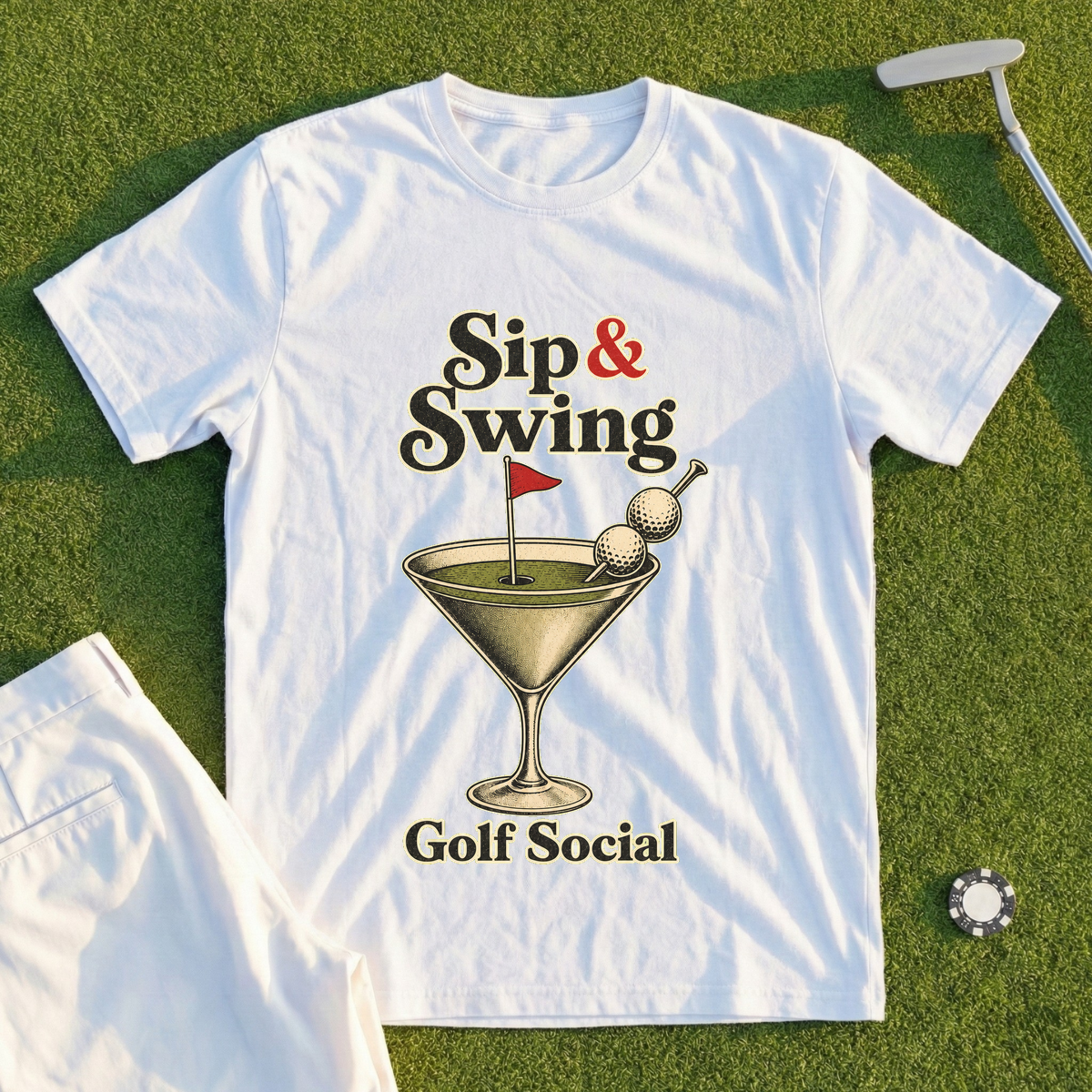 Sip And Swing Tee