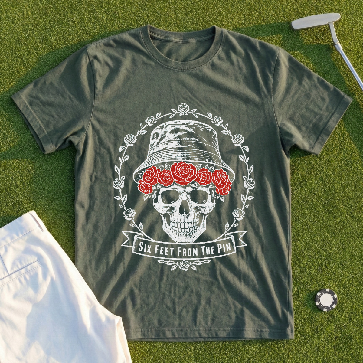 Six Feet From The Pin Tee