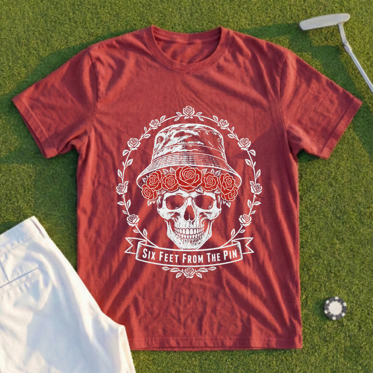 Six Feet From The Pin Tee
