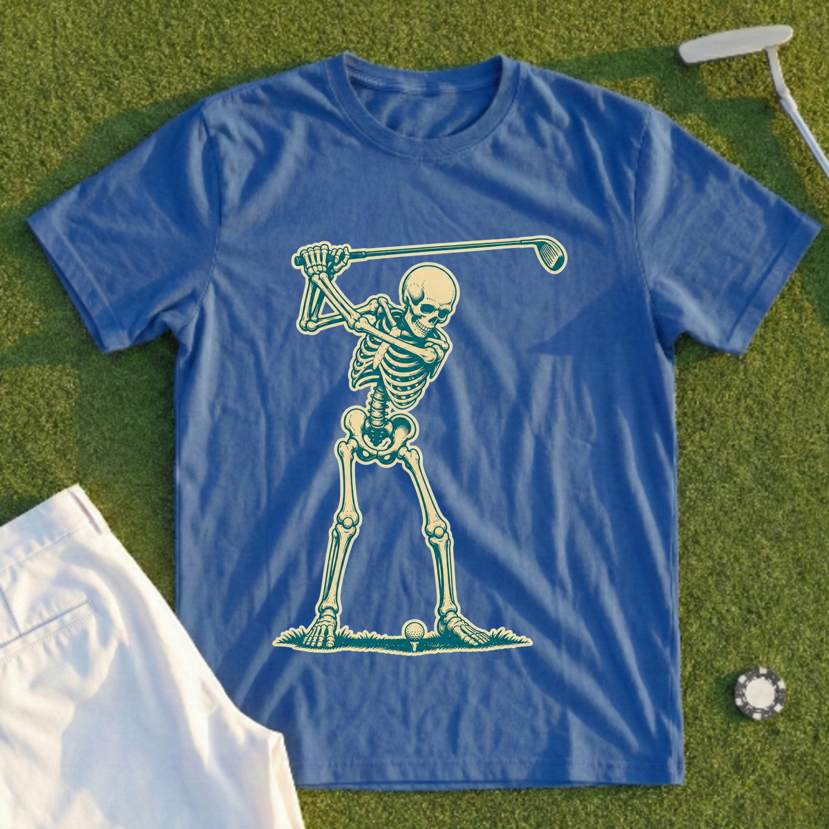 Skeleton Backswing, Two-Tone Vintage Tee