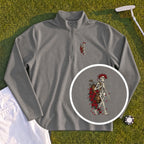 Skeleton Caddie Quarter Zip
