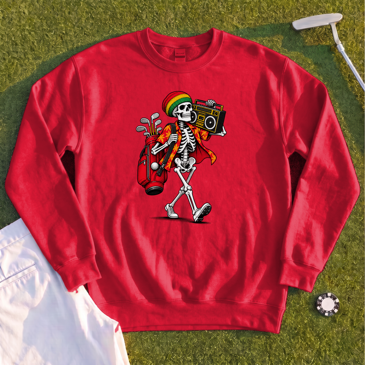 Skeleton Caddie Sweatshirt