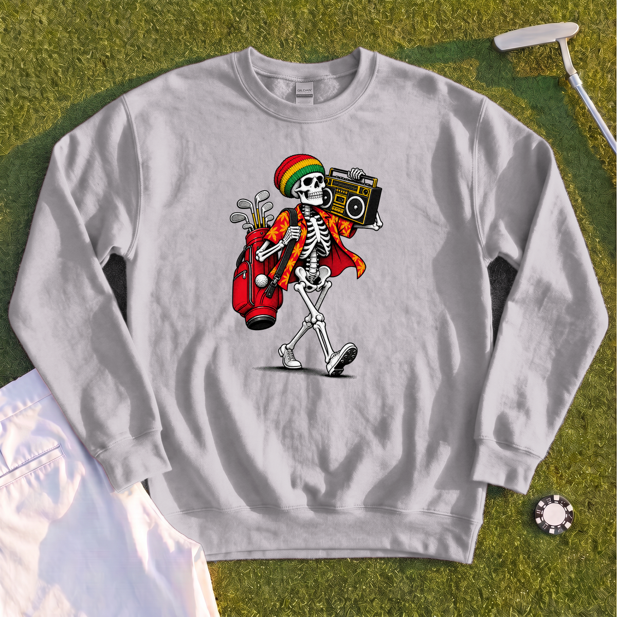 Skeleton Caddie Sweatshirt