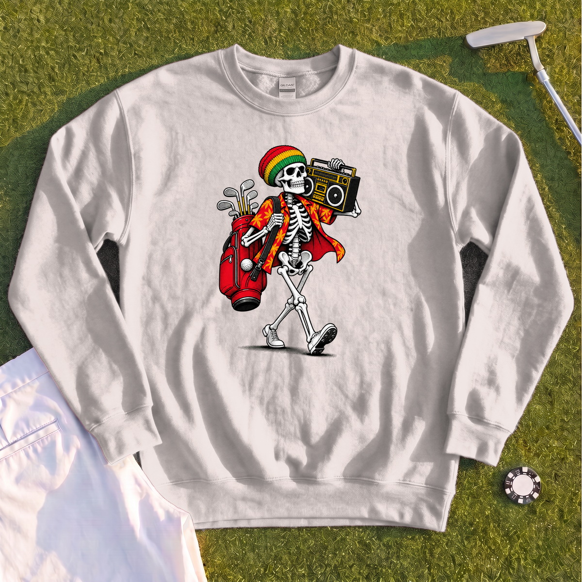 Skeleton Caddie Sweatshirt