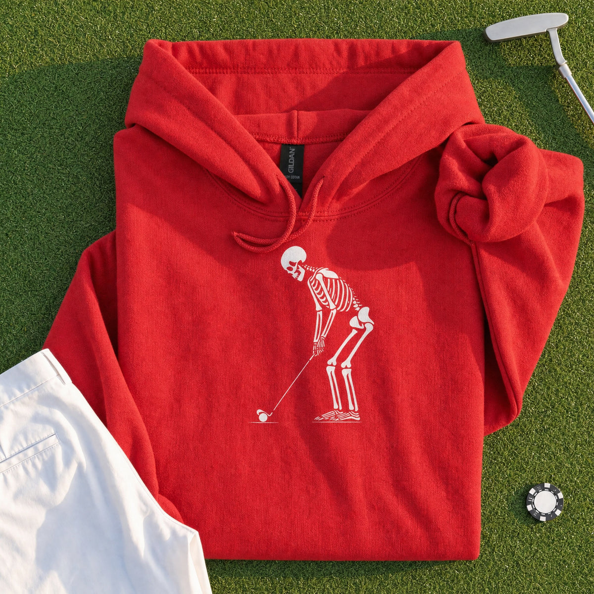 Skeleton Golfer Hoodie